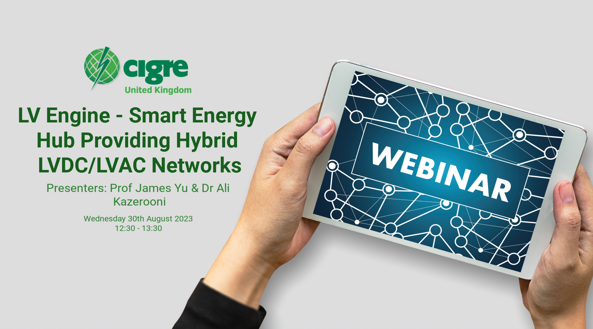 CIGRE UK Webinar, LV Engine: Hybrid AC-DC Networks