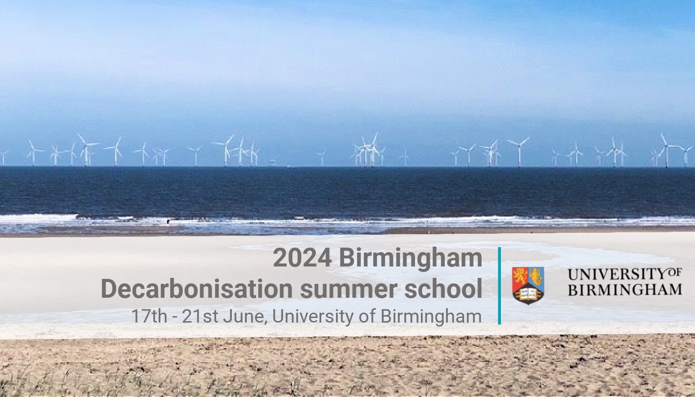 Decarbonisation summer school