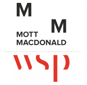 sponsors logos Mott Macdonald & WSP